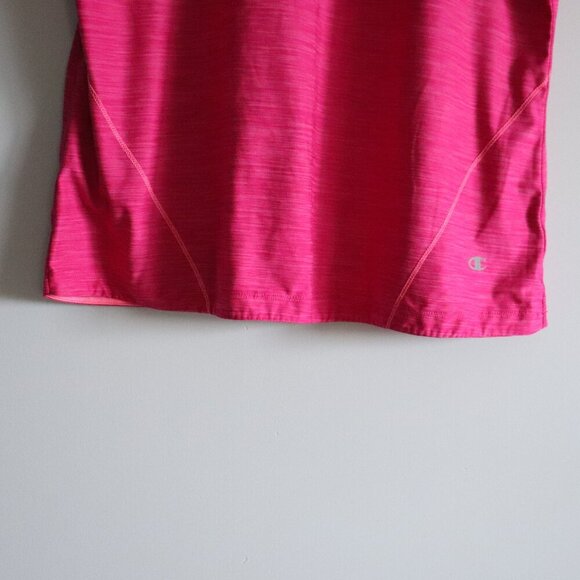 Champion Women's Large Pink Activewear Stretch Crewneck Short Sleeve T-Shirt - Picture 7 of 10